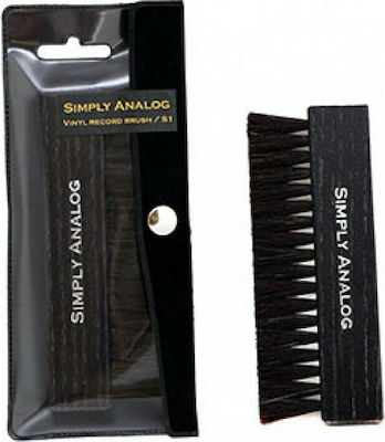 Simply Analog  Anti-Static Wooden Brush Black